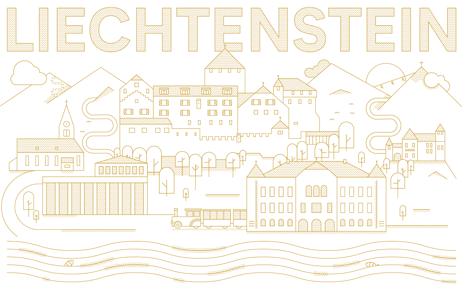 Fürstentum Liechtenstein, Illustration