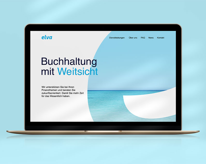 Neue Hompage, Webseite für Buchhalter
